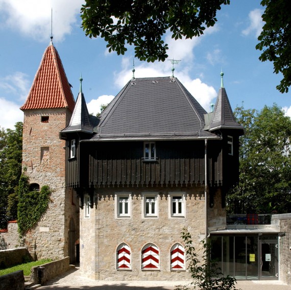 Außenansicht Allgäuer Burgenmuseum auf der Burghalde